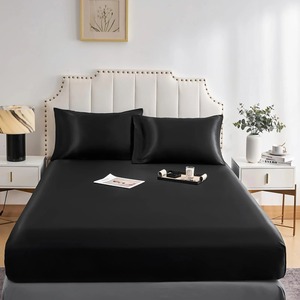 Queen Size Luxury Bed Sheet Set Breathable Soft Cotton Comfortable <b>Bedding</b> For Home And Hotel Interiors - Product Image 3