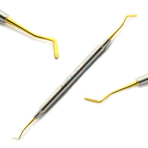Kit dentaire manuel de placement d'implants composites avec pointes en or pour sculpture manuelle - Shuja Surgico - Product Image 5