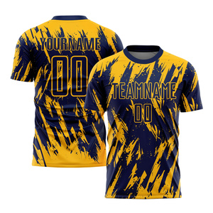 เสื้อฟุตบอล OEM ชุดกีฬา ผ้าแห้งเร็ว รับทำโลโก้ สำหรับสโมสรกีฬา ขายส่ง - Product Image 6