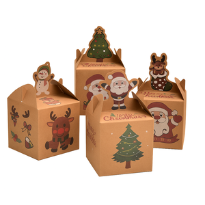 Caja de Regalo Navideña con Asa, Bolsa de Transporte para Dulces y Golosinas de Santa Claus, Cajas de PVC Transparentes para Dulces y Golosinas - Product Image 3