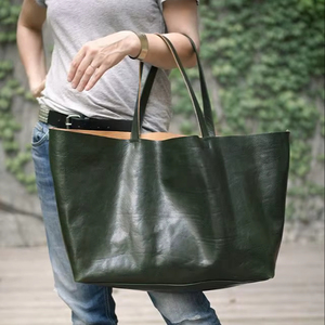 Sac fourre-tout en cuir de qualité supérieure pour un usage quotidien - Product Image 1