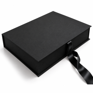 <b>Large</b> Black Silk <b>Photo</b> <b>Album</b> Wedding Box From Thailand - Product Image 1