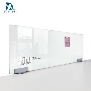 Tableau blanc magnétique en verre trempé de 3 mm pour la maison, le bureau et l'organisation de l'espace de travail - Product Image 1