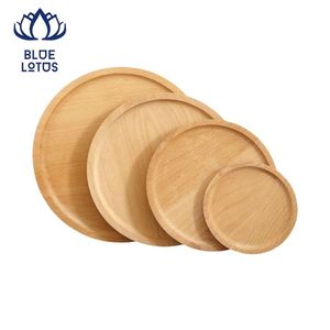 Plateau de service en bois écologique haut de gamme disponible – Nouveauté très prisée, durable et créative, pour boissons et thé, planche de rangement en gros - Product Image 1