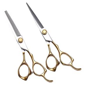 Ciseaux de coiffure professionnels Morje, en acier inoxydable 4Cr13, lame tranchante, 28 dents, pour droitiers, légers et longs - Product Image 6