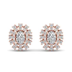 REYES – boucles d'oreilles personnalisées en or 14 carats avec diamants cultivés en laboratoire CVD, pour femmes, cadeau d'anniversaire exquis, bijoux fins - Product Image 2