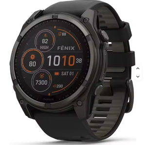 Montre connectée GPS en titane DLC gris carbone solaire 51 mm, toute neuve - Product Image 4