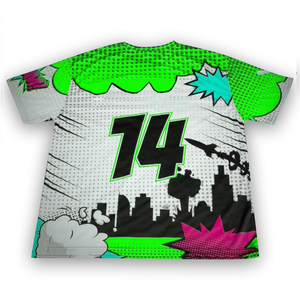 Camisetas de Softbol Sublimadas Personalizadas 100% Poliéster para Hombre, Transpirables, Tallas Grandes, Ropa Deportiva para Equipos, Camisetas de Softbol Unisex - Product Image 2