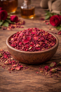 Pétales de rose rouges séchés en gros, de haute qualité, purs, à prix raisonnable, double pétales de rose, 2026, emballage personnalisé, service OEM - Product Image 1