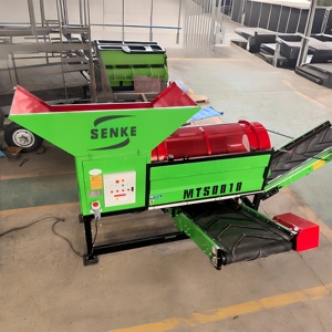 Эффективная машина для просеивания верхнего слоя почвы, песка и гравия, малогабаритный барабанный просеиватель (троммель) - Product Image 3