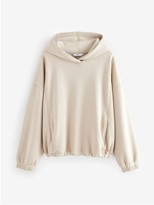 Ensemble de survêtement 2 pièces avec haut court à capuche à manches longues et pantalon de survêtement, veste zippée avec grandes poches, style tendance, vente flash, sweats à capuche en polaire - Product Image 6