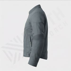 Veste de moto en cuir véritable pour homme de qualité supérieure, nouvelle arrivée, vestes de moto d'hiver, protections amovibles, personnalisables - Product Image 3