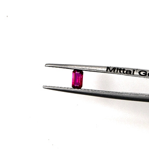 Rubis naturels non traités du Mozambique, octogones calibrés 3x5mm, pierres précieuses de rubis naturelles facettées pour la fabrication de bijoux, prêtes à l'emploi - Product Image 2
