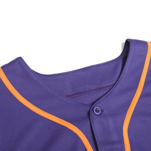 Proveedor Mayorista de Uniformes Deportivos Personalizados con Logotipo para Equipos de Béisbol, Jersey con Botones Completos - Product Image 4