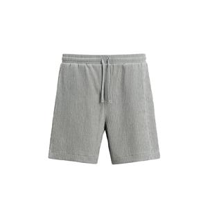 กางเกงขาสั้นผู้ชายแบบสั่งทำ ความยาวระดับเข่า สำหรับฤดูร้อน เอวยางยืด ผ้าฝ้ายออร์แกนิค บริการ OEM แห้งเร็ว ระบายอากาศ ป้องกันรอยยับ - Product Image 1