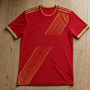 Soccer Jerseys 100% Polyester Printed Football Soccer Jersey Quick Dry Lightweight Short Sleeve Football Shirts Unisex - Product Image 1