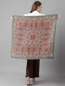 women <b>Silk</b> Pocket <b>Square</b> <b>Scarf</b> Paisley Floral Dot Digital Print Custom Handkerchief Wedding Party Fashion Manufacturer - Product Image 3