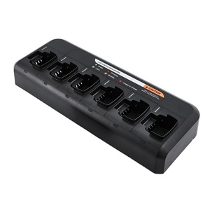 เครื่องชาร์จวิทยุสื่อสาร6ทางแบบ NNTN8463เหมาะสำหรับ <span class=keywords><strong>Motorola</strong></span> <span class=keywords><strong>XIR</strong></span> GP3688 GP140 <span class=keywords><strong>P8668i</strong></span> GP328 GP338 XPR3300E MTX960 PRO5150เครื่องรับส่งวิทยุ HT750 - Product Image 1