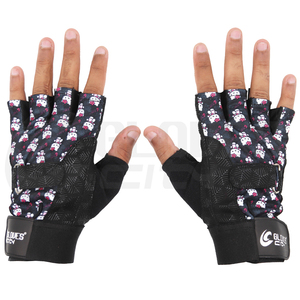 Gants de sport personnalisés 2026 mi-doigts légers, respirants et durables pour hommes et femmes avec grip antidérapant puissant - Product Image 3