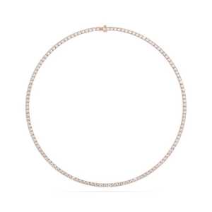 Wholesale VVS1 Round Cut Moissanite Tennis <b>Chain</b> Necklace 925 Sterling Silver Hip Hop <b>Iced</b> <b>Out</b> Men Women Party Jewelry - Product Image 5