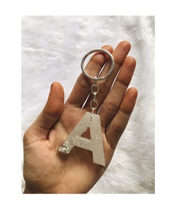 Car Resin Keychain Gift Handmade Handcrafted <b>Couples</b> Keychain Glitter Epoxy Hologram Technique Light Weight Durable - Product Image 2
