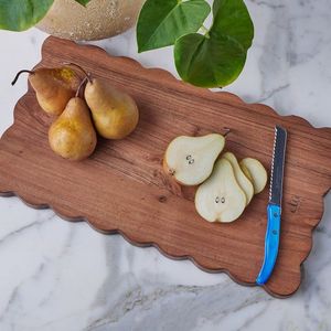 Tablas de cortar grandes de madera ecológicas para la preparación de alimentos en la cocina, ideales para cortar carne y queso, tablas duraderas de madera noble. - Product Image 4