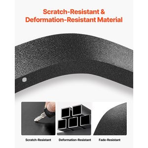 Deflettori per Jeep JK/JKU 2/4 Porte 2007-2018, Parafanghi Anteriori e Posteriori Neri Verniciabili a Trama Fine, Compatibili Fuoristrada - Product Image 4