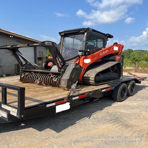 Efficient Diesel Kubota Skid Steer Forestry Mulcher Attachment Hydraulic <b>Pump</b> Brush Reduction <b>Small</b> Tree Clearing Landscaping - Product Image 5