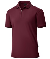 Camisa Casual para Hombre con Cierre de Cremallera, Manga Corta, 240 Gramos, Tela de Jersey de Algodón Orgánico, Costuras Duraderas, Diseño Personalizado, Nombre de Marca Personalizado