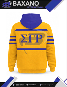 เสื้อฮู้ดดี้โอเวอร์ไซส์ Sigma Gamma Rho SGR Sorority แบบเรียบง่าย ไซส์พลัส ระบายอากาศได้ดี ผ้าไม่ยับ สไตล์สตรีทแวร์ สำหรับฤดูใบไม้ร่วง ทันสมัย - Product Image 5