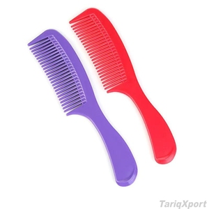 หวีหนีบผมตรงคุณภาพสูงแบบคลาสสิก ผลิตจากพลาสติกอย่างดี สำหรับใช้ในบ้านและเชิงพาณิชย์ ขนาดใหญ่ พร้อมหางหวีสำหรับจัดแต่งทรงผมสำหรับผู้หญิง - Product Image 2