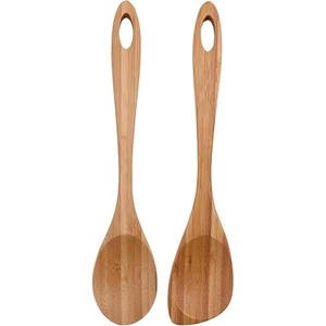 Cuchara de Madera Sólida Resistente al Calor, Utensilio de Cocina Sostenible, Ecológico, para Cocinar, Remover y Mezclar - Product Image 6