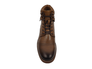 Botas Chukka de Cuero Genuino Marrón, Altura al Tobillo, Punta Redonda, Cierre con Cordones, Suela de Goma, Entresuela de EVA, Forro de Algodón Transpirable - Product Image 6