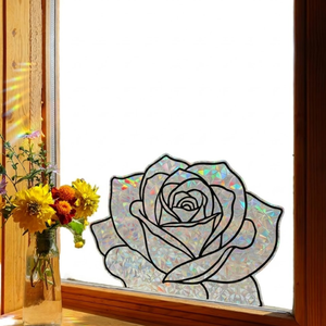 Wholesale Iridescent Static Cling PVC UV Printed Sunflower Bee <b>Window</b> Stickers Sun Catcher Home Decor Glass <b>Decals</b> - Product Image 1