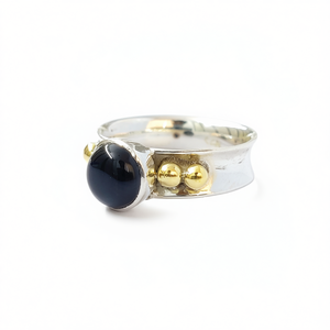 แหวนออนิกซ์สีดำ น้ำหนัก 3.9 กรัม - Product Image 2