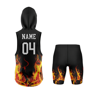 Nouvel ensemble d'uniformes de football 7v7 confortables pour l'entraînement d'équipe, avec impression par sublimation, pour football 7v7 et football à drapeau 7v7, 2025 OEM - Product Image 3