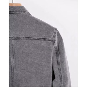 Veste en jean unisexe élégante et tendance, best-seller, avec doublure en toile et en sherpa, manches longues, vêtement d'hiver respirant et confortable - Product Image 3