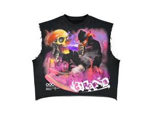 Nouveaux débardeurs et t-shirts décontractés imprimés à rivets pour femmes, collection Printemps-Été 2026 – Vente en gros de crop tops graphiques tendance - Product Image 2