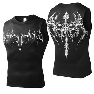 Débardeur de fitness pour homme, sans manches, respirant, écologique, en spandex/polyester tricoté, séchage rapide, haute qualité - Product Image 3