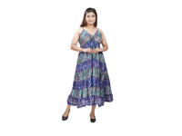 Robe nuisette en soie écologique taille unique pour l'été, motif floral à pois mignon, style coréen Y2K bohème, douce, lavable, tissée, naturelle
