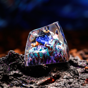 Keycaps Artisanat Forêt Mystique, Keycaps Artisanat Personnalisé, Keycaps Anime Mignons, Keycaps Verts, Ensemble de Keycaps, Keycaps en Bois - Product Image 4