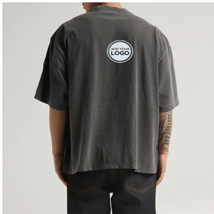 T-shirts respirants en coton/fibre de bambou coupe classique personnalisés – Vente en gros pour la gym et le sport - Product Image 1
