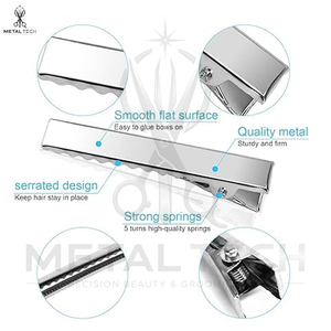 Pinzas de Peluquería Profesionales Antideslizantes de Primera Calidad, Pinzas para Seccionar el Cabello, Resistentes al Calor, Accesorios para el Cabello - Product Image 5