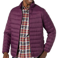 Veste matelassée pour homme, veste d'hiver pour temps froid, veste à capuche en polyester/nylon, vêtement d'extérieur à manches longues, fermeture éclair sur le devant, respirante