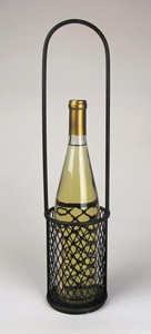 Porte-bouteilles à vin pliable en fil métallique robuste et écologique, capacité 3L, idéal pour offrir, exposer ou pour les fêtes - Product Image 5