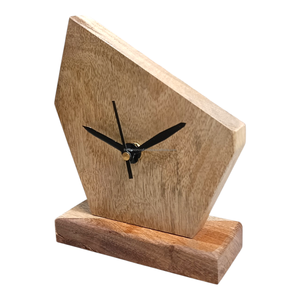 Horloge de bureau miniature en bois faite à la main, horloge décorative de table pour la maison, le bureau, décoration de bureau, article cadeau en bois, livraison directe d'usine - Product Image 2