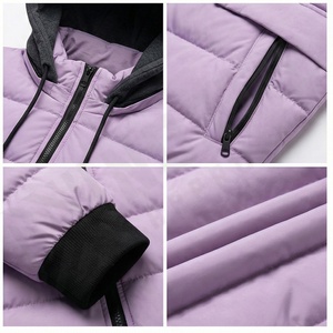 Veste bouffante d'hiver de haute qualité pour hommes, tendance, col mandarin, tissu léger de travail, nouveau modèle Oem Xl en nylon - Product Image 4