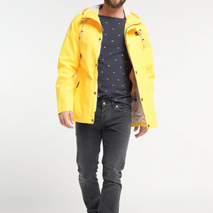 High Street Style <b>Men's</b> High Quality <b>Lightweight</b> Windbreaker <b>Rain</b> <b>Jacket</b> Fashionable Outdoor Top for Winter - Product Image 2