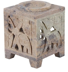 Luxurious Design Hot Sale With <b>Top</b> Indian Manufacturer Soapstone Aroma Oil Burner And Diffuser For Home Decoration Gifts Item - Product Image 3