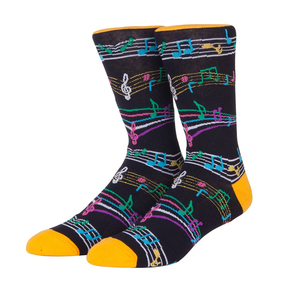 Chaussettes pour hommes, motif pastèque jaune, tricotées en coton et élasthanne, respirantes pour l'été, usage quotidien, coupe classique - Product Image 4